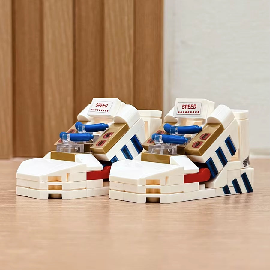 Mini Sports Sneaker Building Blocks Set -  STEM Toy for Kids Ages 6+ - 150+ Pieces Construction Kit
