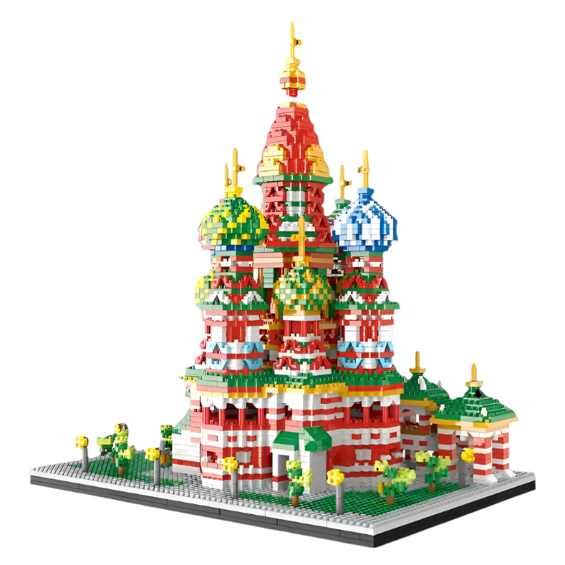 Mini Building Blocks Famous Landmarks Set - Big Ben Sydney Opera House Cathedral Bridge 3D Architecture Puzzle Models Ages 14+