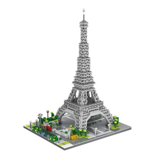 3D Micro Building Blocks Eiffel Tower Model Set -  Architecture Construction Kit Ages 14+