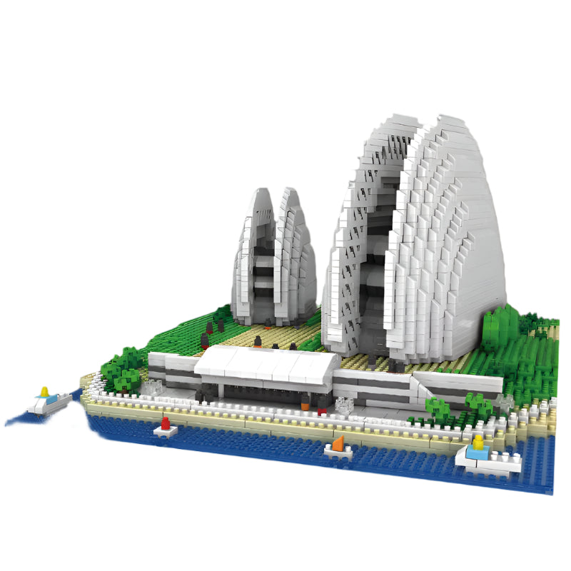 Mini Building Blocks Famous Landmarks Set - Big Ben Sydney Opera House Cathedral Bridge 3D Architecture Puzzle Models Ages 14+