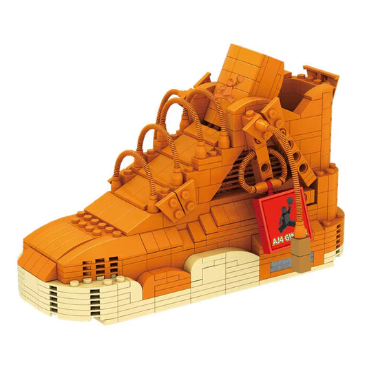 Basketball Sneaker Building Block Set -  Shoe Model Construction Toy Ages 6+