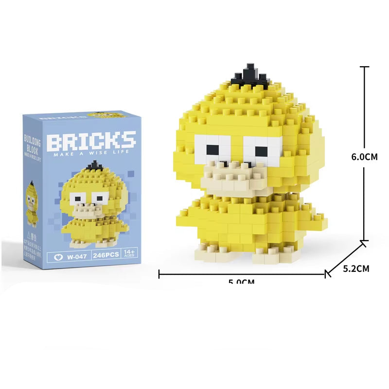 Mini Building Block Figures Collection Set - Collectible Character Construction Toys Ages 5+