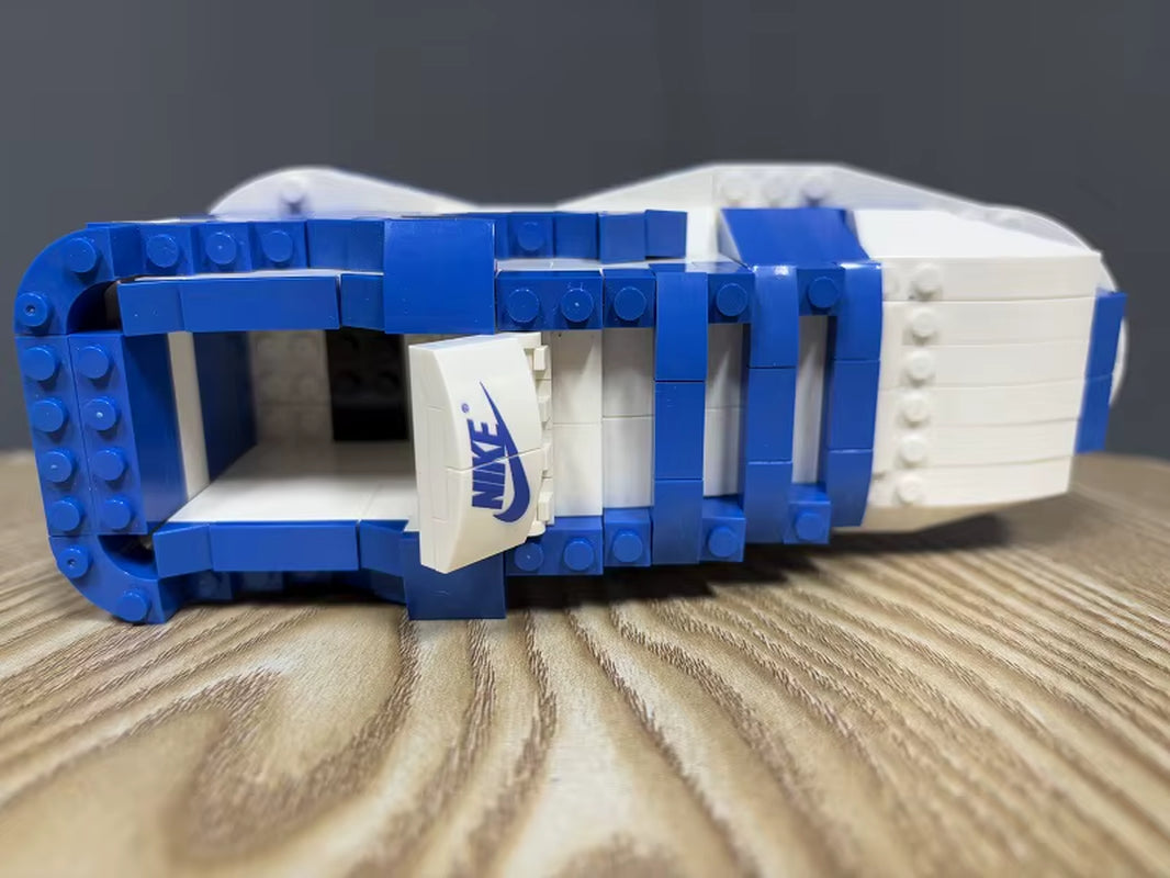 Custom Sneaker Building Blocks Set - 3D Shoe Model Construction Toy - Ages 8+ - DIY  Block Kit - 1:12 Scale