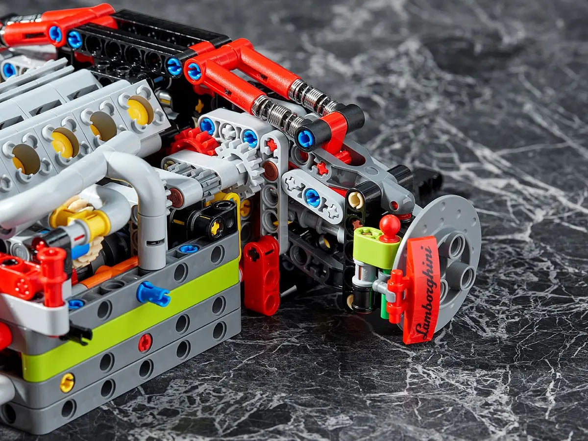 Racing Car Building Block Set - 3696 Piece Advanced Construction Model - 1:8 Scale - Ages 14+ - STEM Kit
