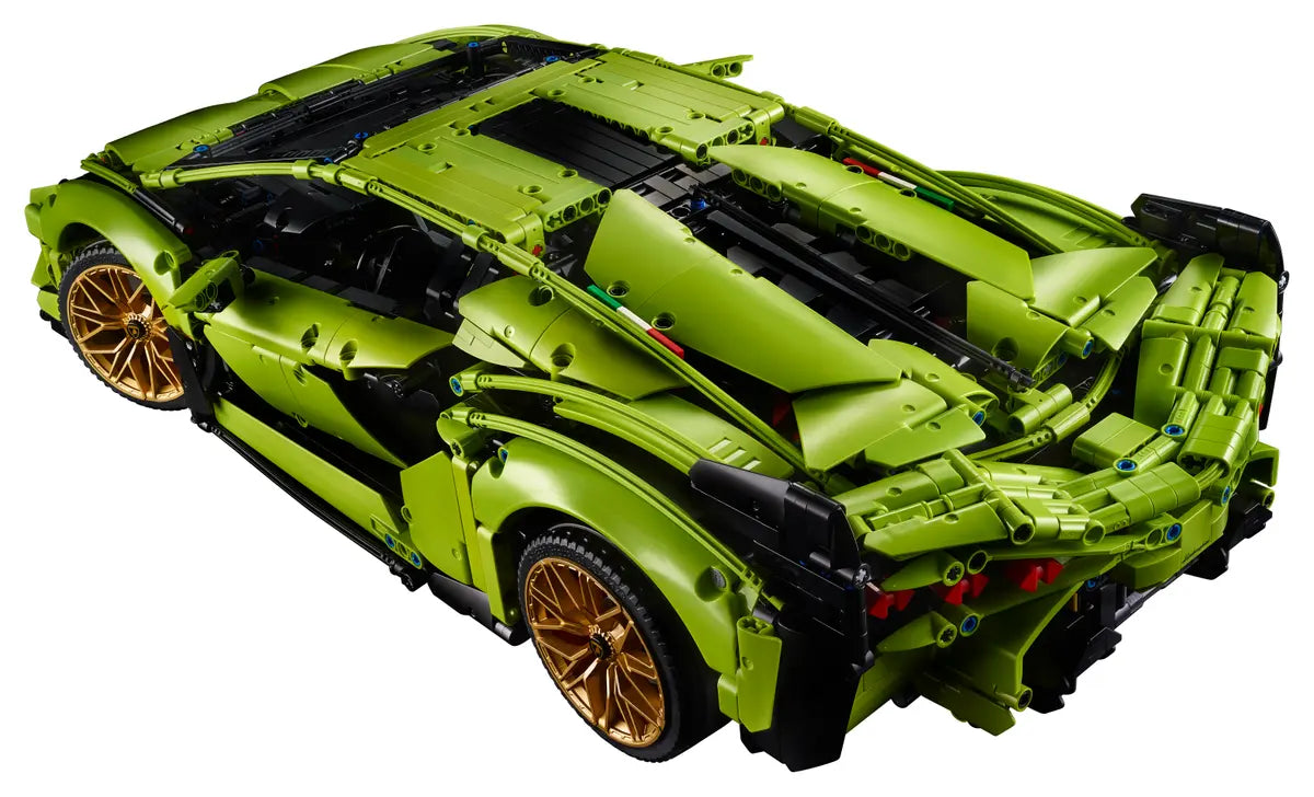 Racing Car Building Block Set - 3696 Piece Advanced Construction Model - 1:8 Scale - Ages 14+ - STEM Kit