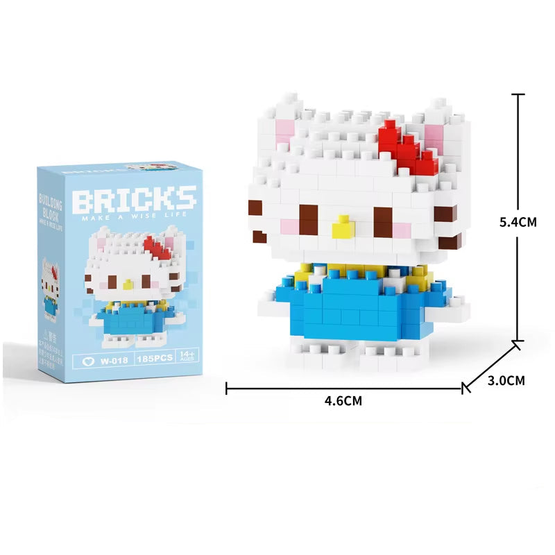 Mini Building Block Figures Collection Set - Collectible Character Construction Toys Ages 5+