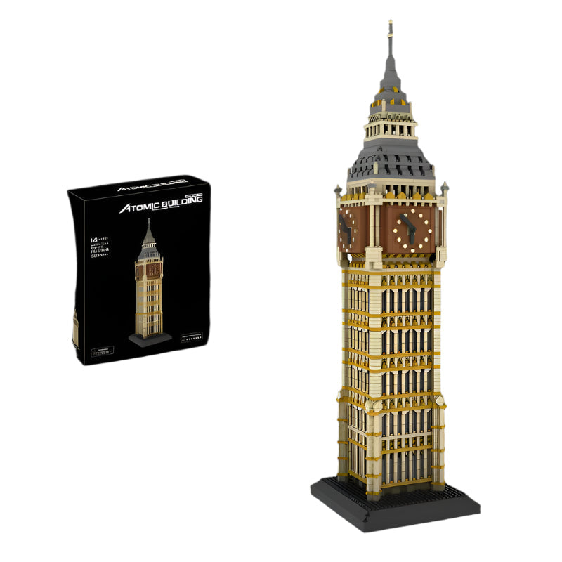 Mini Building Blocks Famous Landmarks Set - Big Ben Sydney Opera House Cathedral Bridge 3D Architecture Puzzle Models Ages 14+