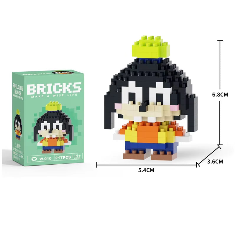 Mini Building Block Figures Collection Set - Collectible Character Construction Toys Ages 5+