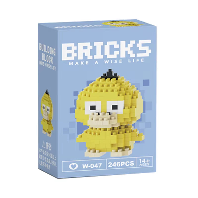Mini Building Block Figures Collection Set - Collectible Character Construction Toys Ages 5+