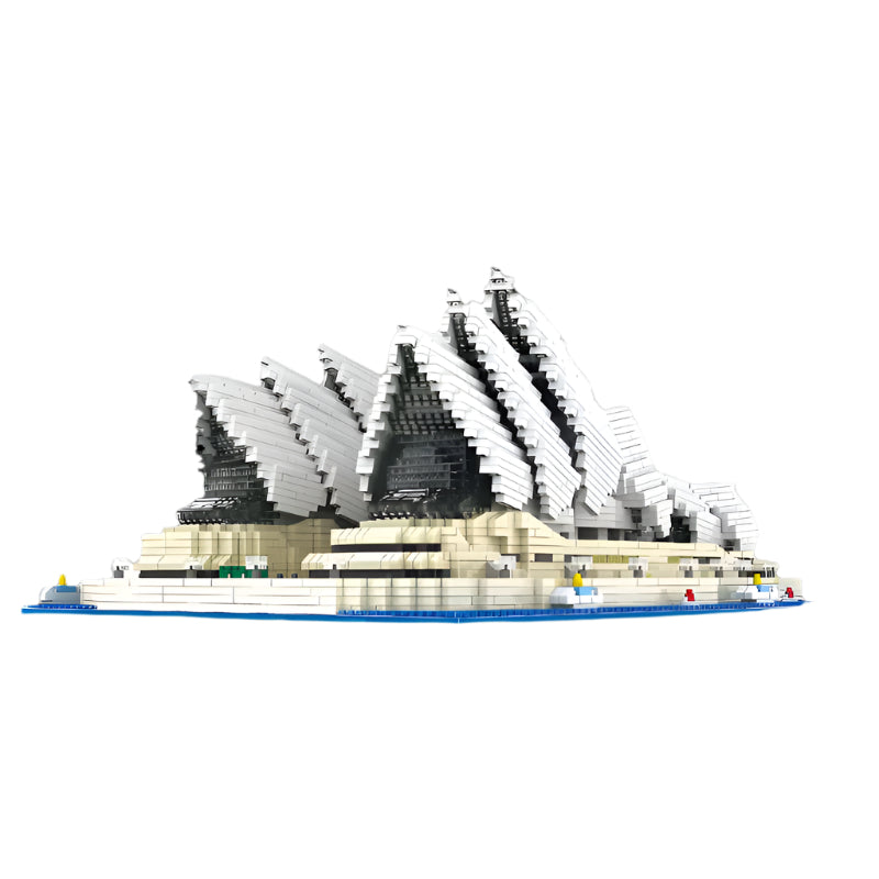 Mini Building Blocks Famous Landmarks Set - Big Ben Sydney Opera House Cathedral Bridge 3D Architecture Puzzle Models Ages 14+