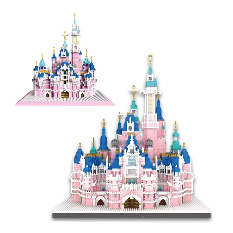 Enchanting Princess Castle Building Set - DIY Fairy Tale Palace Model Kit Kids 14+ Creative Architecture Toy Gift