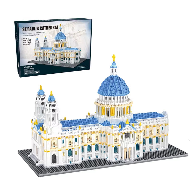 London Landmark Building Blocks Set - 3D Famous Architecture Model Kit Adults Teens Micro Construction Collector Toy