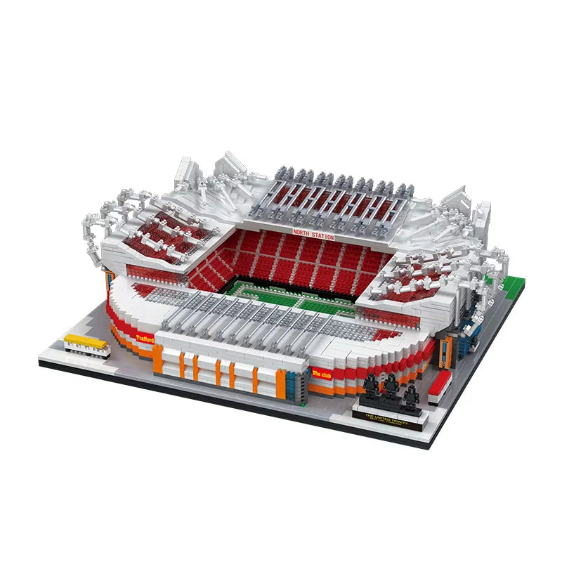 Old Trafford Stadium Building Blocks Set - 3D Soccer Field Model Kit Kids 14+  Football Stadium Construction Toy
