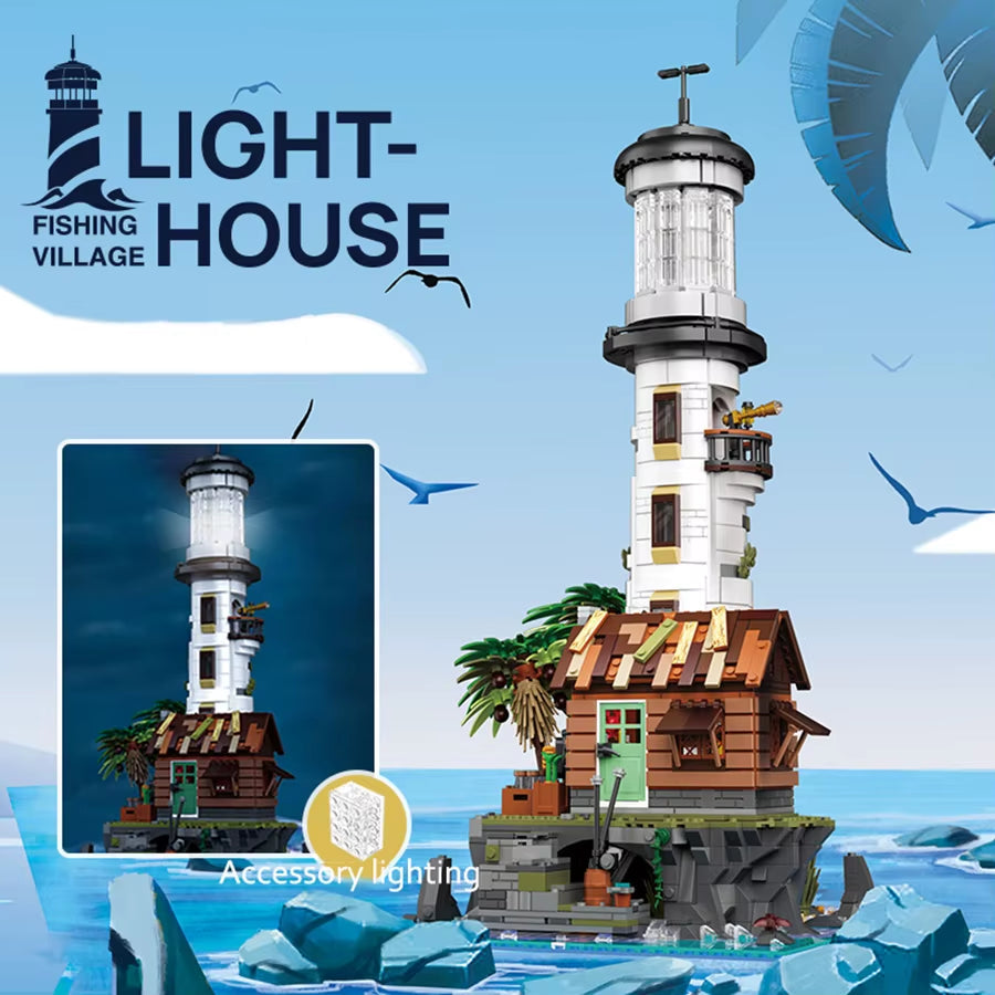 Light-Up Towers Building Set 2340 Pieces - LED Architecture Model Kit Kids 6+ STEM Construction Toy Room Decor Display