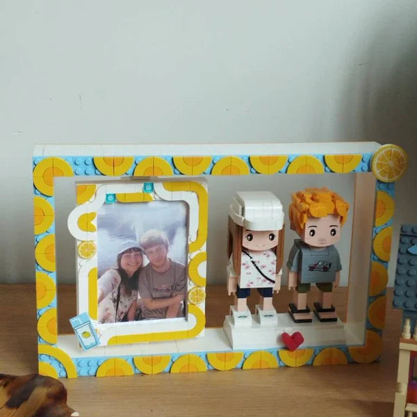 Custom Photo Building Block Portrait Set - Personalized Memory Art Kit - DIY Assembly Instructions Included - Adult Building Activity