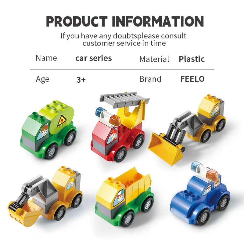 Creative Building Blocks Construction Set - Compatible STEM  Toy Ages 4+