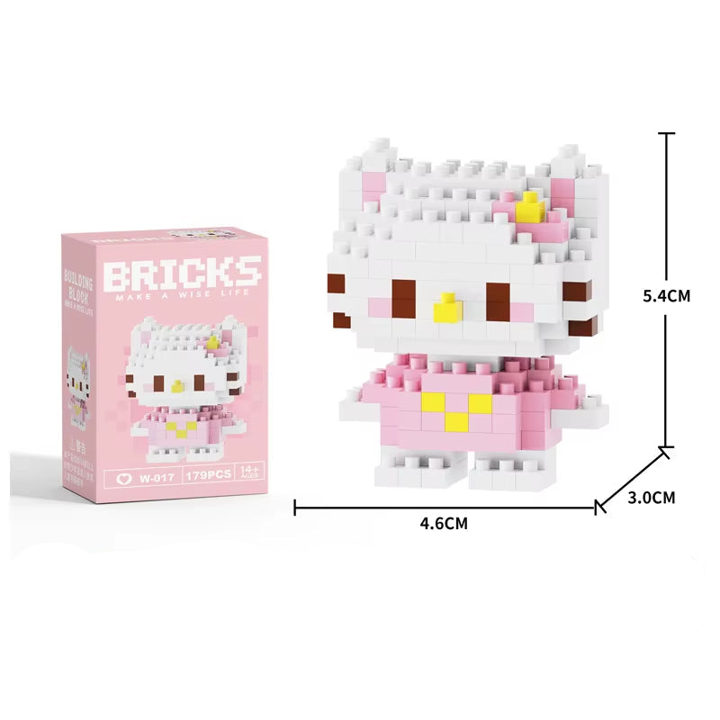 Mini Building Block Figures Collection Set - Collectible Character Construction Toys Ages 5+