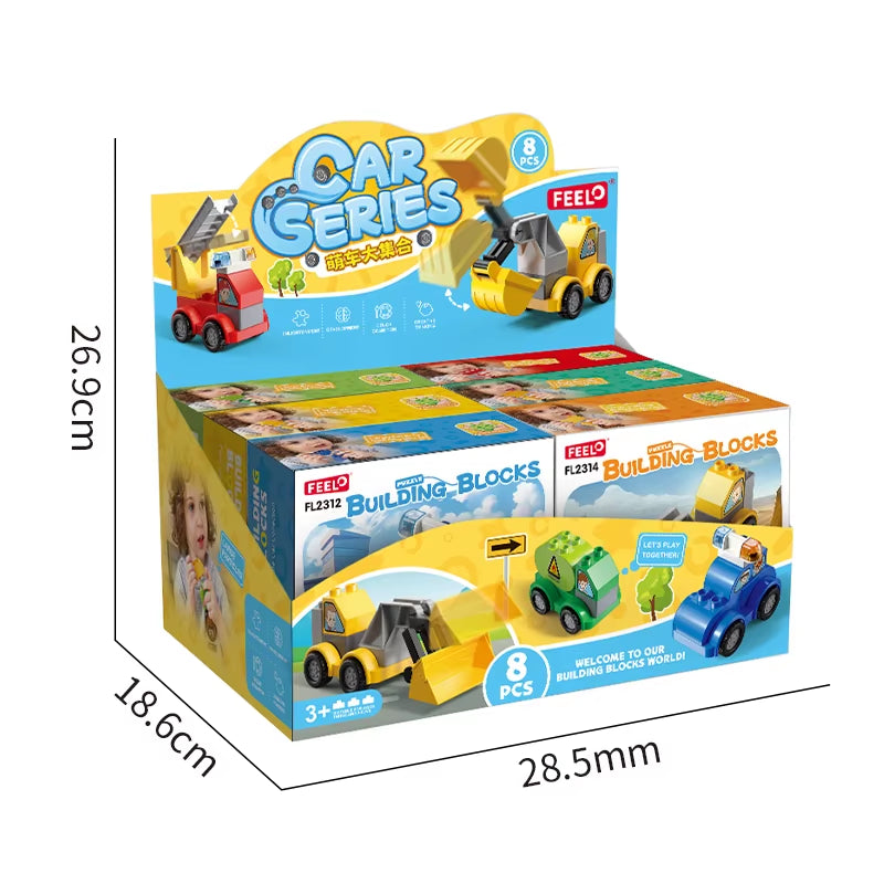 Creative Building Blocks Construction Set - Compatible STEM  Toy Ages 4+