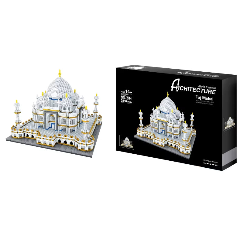 Taj Mahal Micro Block Building Set - STEM Architecture Construction Toy Ages 8+