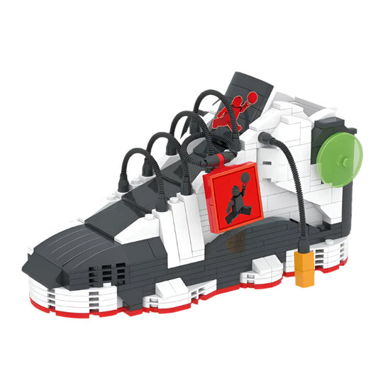 Basketball Sneaker Building Blocks Set - 432 Piece DIY Model Kit - Panda Style Design - Ages 8+ - Gift Box Included