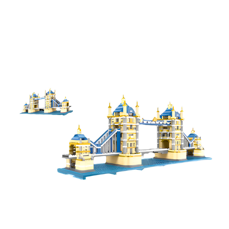 Mini Building Blocks Famous Landmarks Set - Big Ben Sydney Opera House Cathedral Bridge 3D Architecture Puzzle Models Ages 14+
