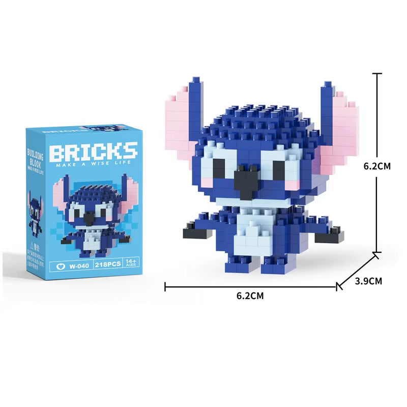 Mini Building Block Figures Collection Set - Collectible Character Construction Toys Ages 5+