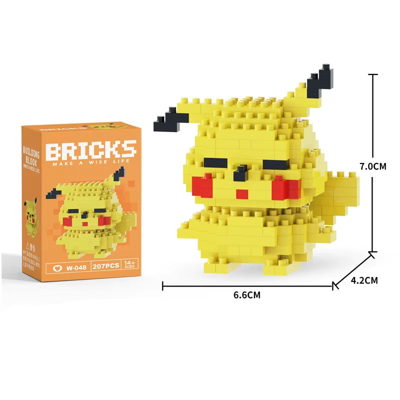 Mini Building Block Figures Collection Set - Collectible Character Construction Toys Ages 5+