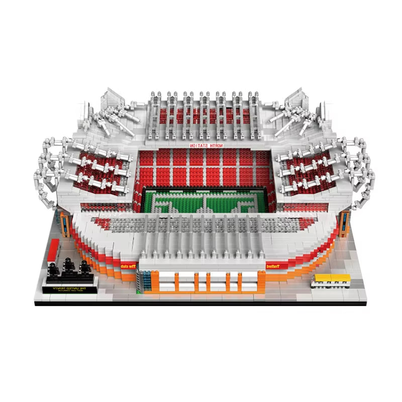 Old Trafford Stadium Building Blocks Set - 3D Soccer Field Model Kit Kids 14+  Football Stadium Construction Toy