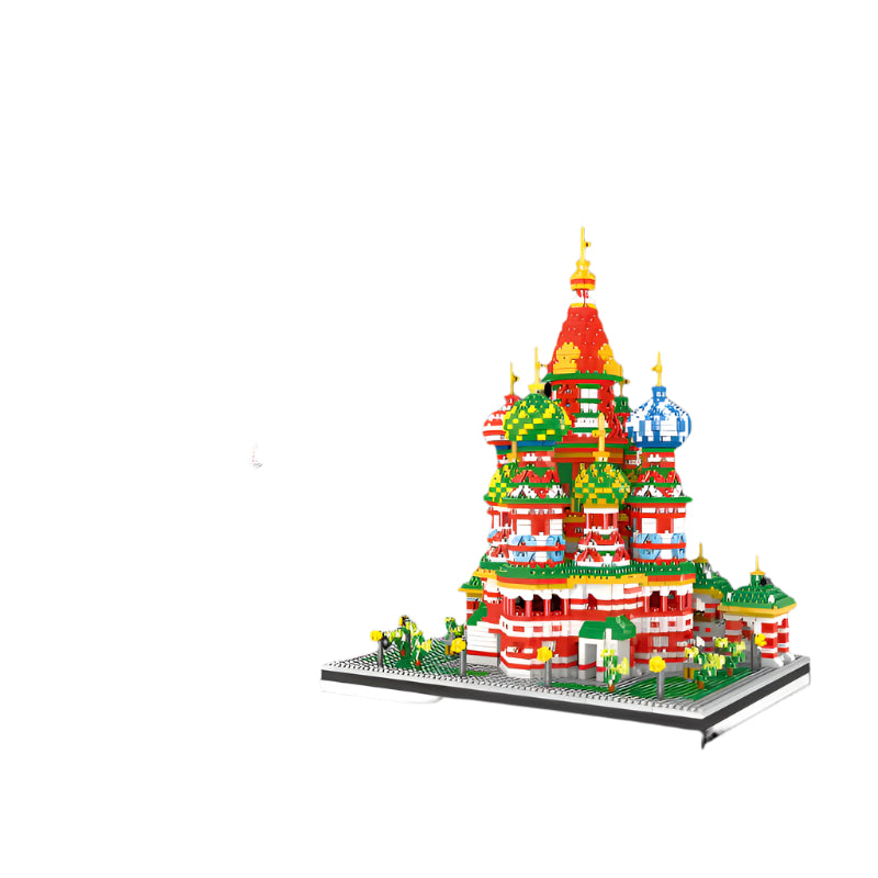 Mini Building Blocks Famous Landmarks Set - Big Ben Sydney Opera House Cathedral Bridge 3D Architecture Puzzle Models Ages 14+