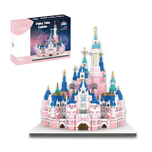 Enchanting Princess Castle Building Set - DIY Fairy Tale Palace Model Kit Kids 14+ Creative Architecture Toy Gift