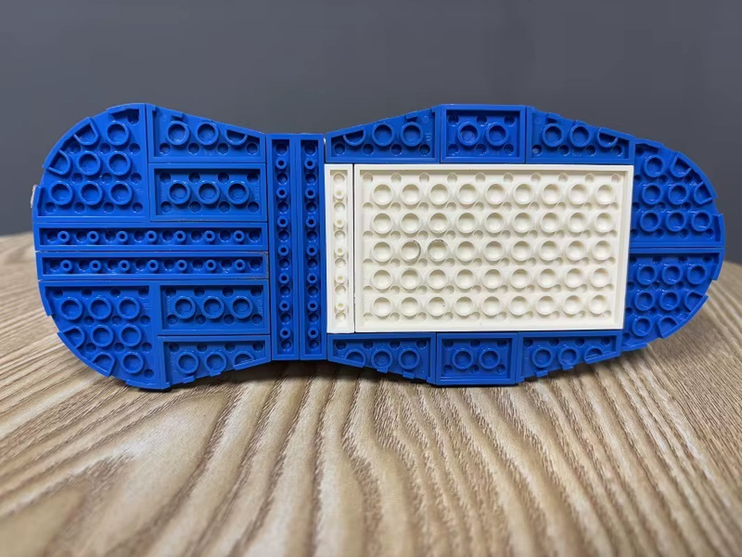 Custom Sneaker Building Blocks Set - 3D Shoe Model Construction Toy - Ages 8+ - DIY  Block Kit - 1:12 Scale